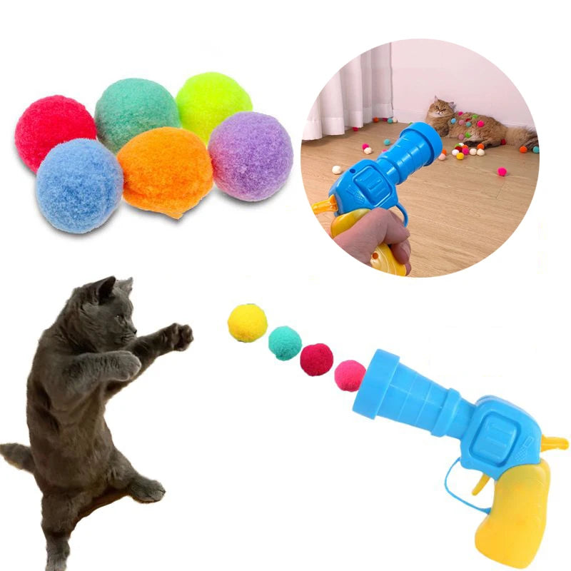 Plush Ball Shooting Gun